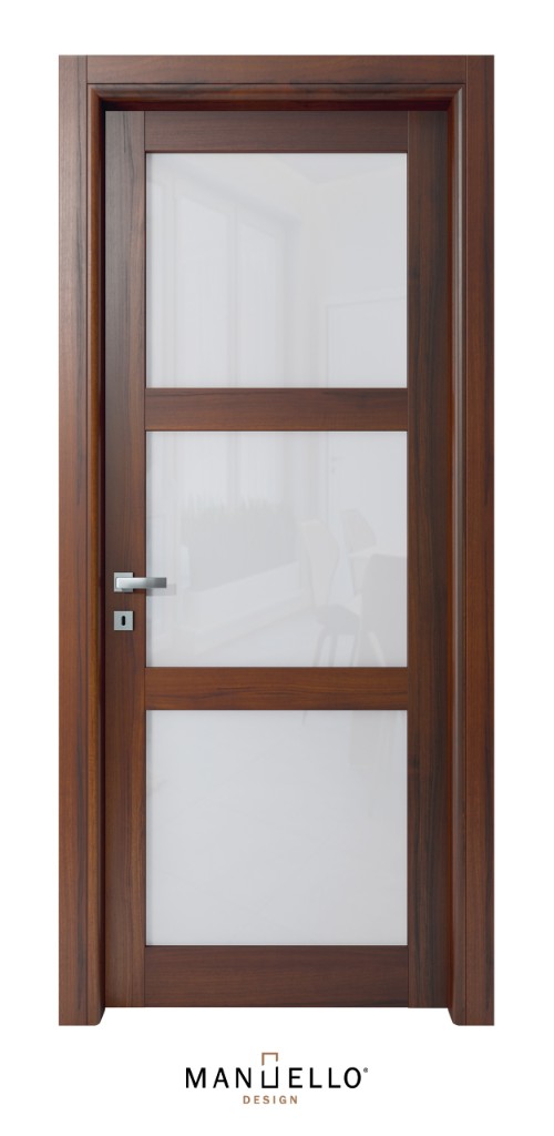 Laminato   mod. 206 vetro Noce Nazionale